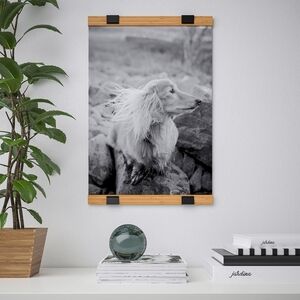 IKEA VISBÄCK
Poster hanger, bamboo, 15 3/4"
